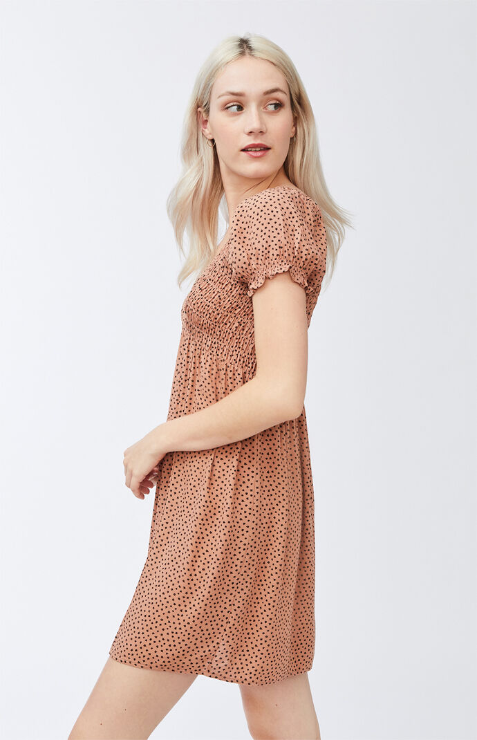 smocked babydoll dress