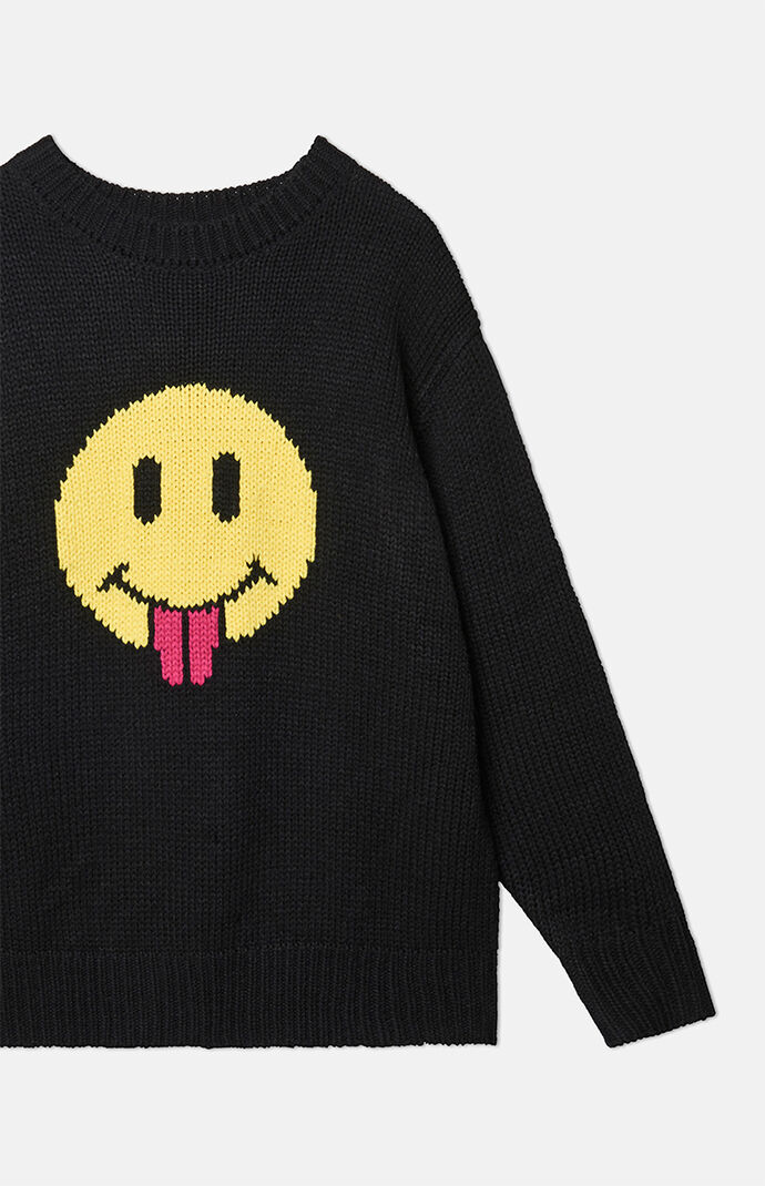 Sweater with hotsell smiley face