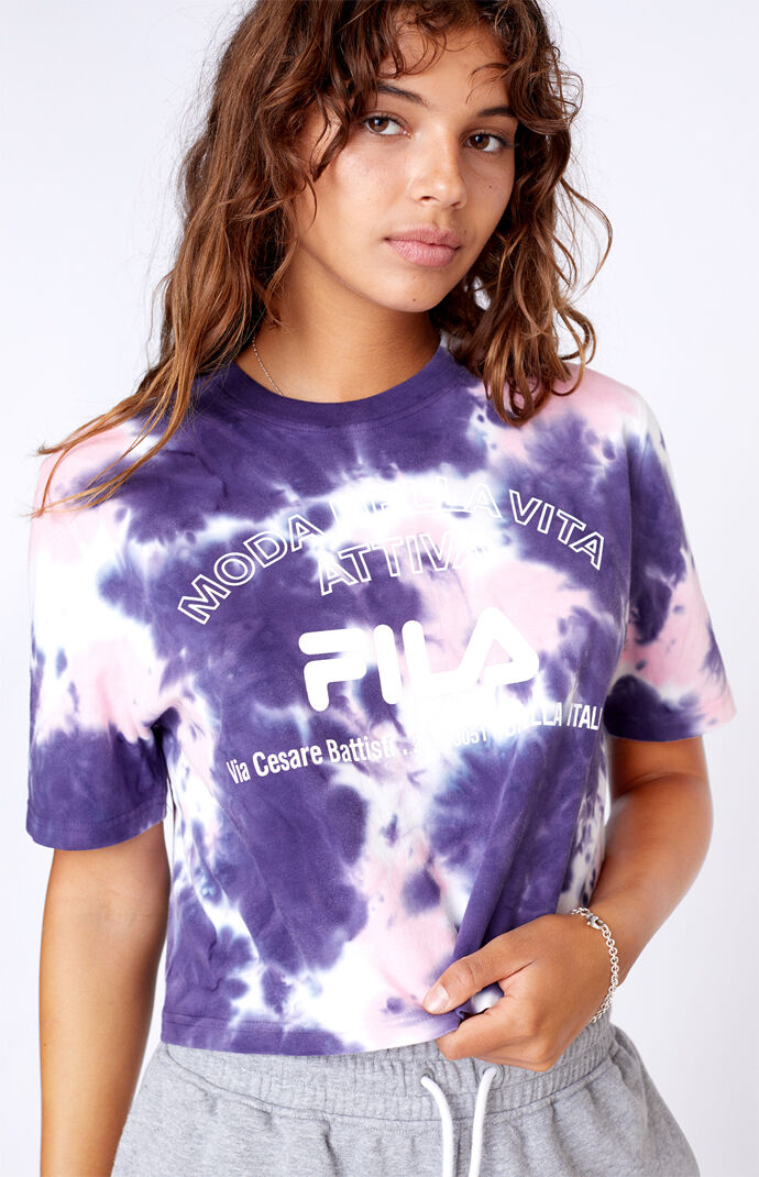 Tie Dye Cropped T-Shirt