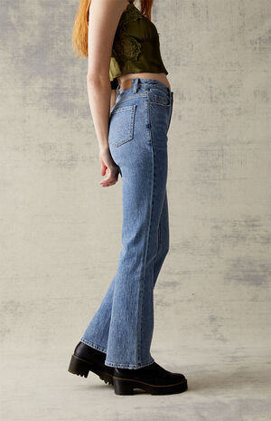 Eco Medium Blue&nbsp;Stretch High Waisted Bootcut Jeans image number 3