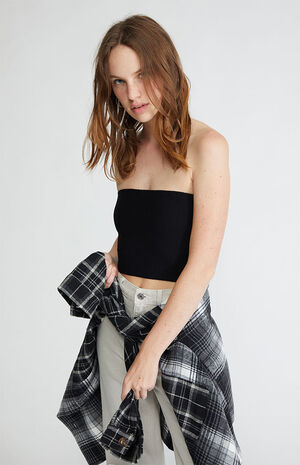 Basic Sweater Tube Top image number 3