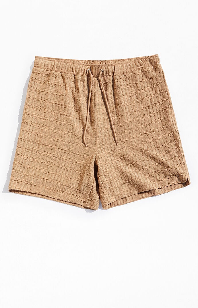 PacSun Brown Textured Shorts | PacSun