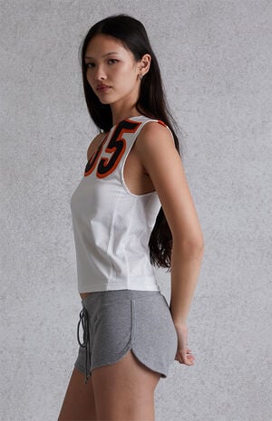 One Shoulder Sports Jersey Tank Top image number 3