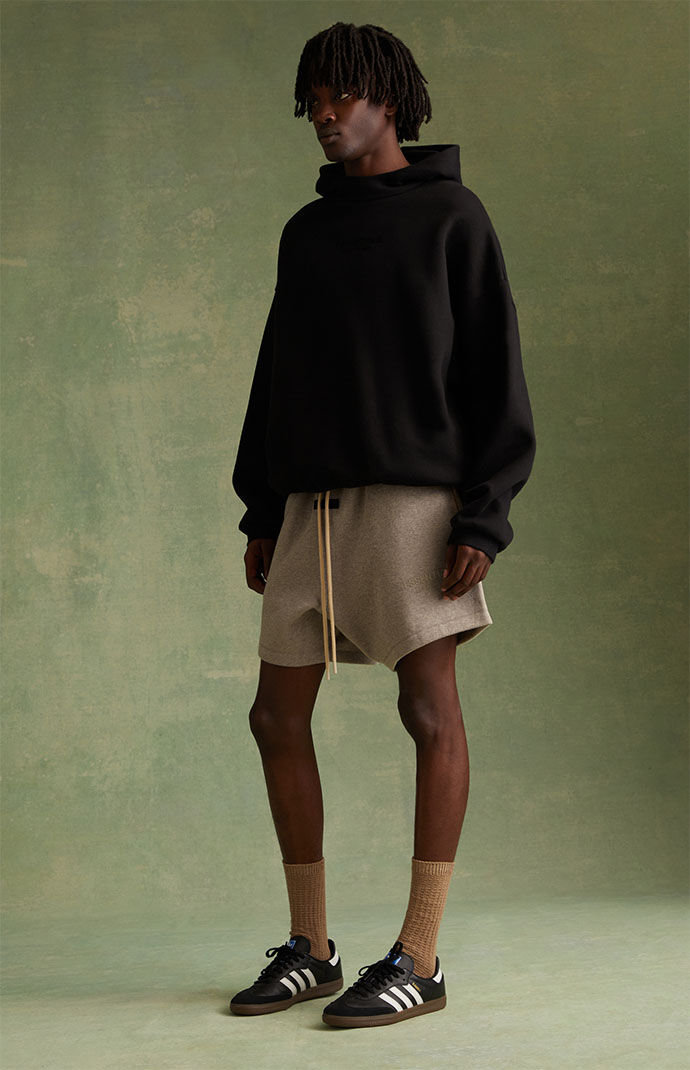 Fear of God Essentials Core Heather Sweat Shorts | PacSun