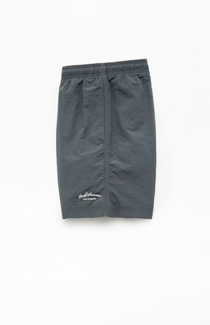 Gray Collegiate 6.5" Swim Trunks image number 3