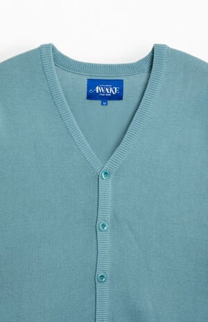 Striped Sleeve Mohair Cardigan image number 2