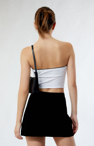 Linen Slit Mini Skirt image number 3