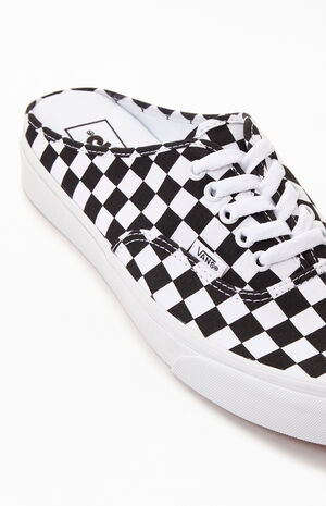 Checkered Authentic Mule Shoes image number 6