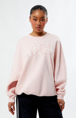 Pacific Sunwear Zip Zag Crew Neck Sweatshirt image number 1