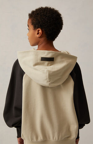 Essentials Wheat Raglan Hoodie image number 5