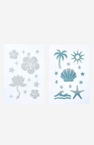 Coastal Vibe Sun Tan Stickers image number 2