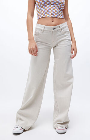 Eco Bone Low Rise Baggy Jeans image number 1