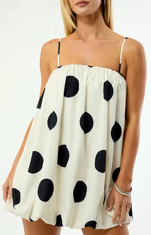 Penelope Polka Dot Bubble Mini Dress image number 5