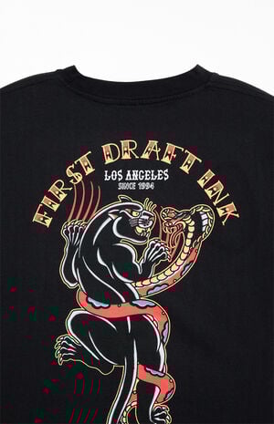 Pabst Blue Ribbon Jaguar Tattoo T-Shirt image number 4