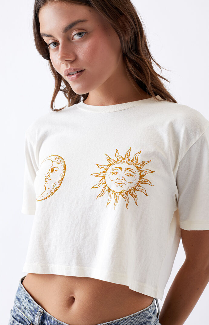 Day And Night Cropped T-Shirt