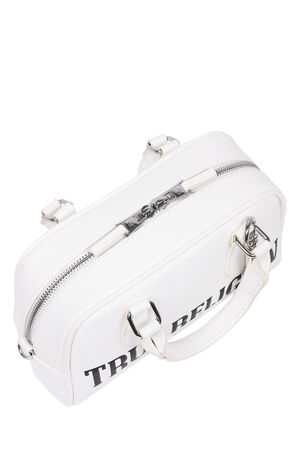White Bombe Logo Satchel image number 6