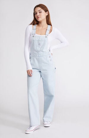 Light Indigo Carpenter Overalls image number 1
