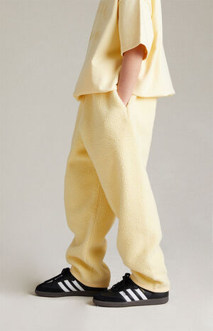 Essentials Garden Yellow Polar Fleece Sweatpants image number 3