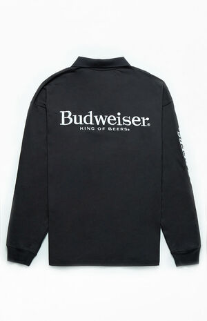 By PacSun King of Beers Long Sleeve Polo Shirt image number 1
