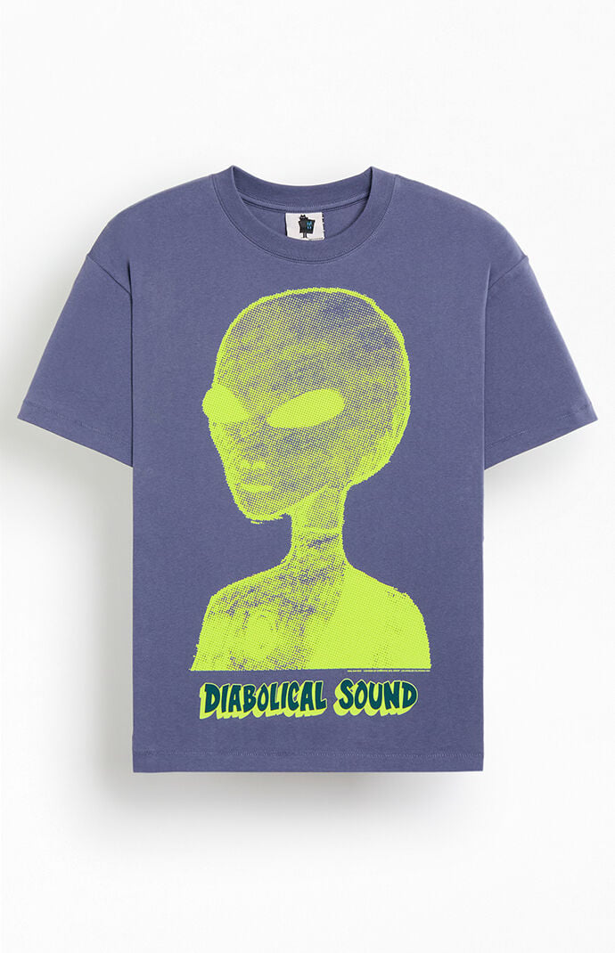 Real Bad Man Men's Diabolical Incense T-shirt In Navy