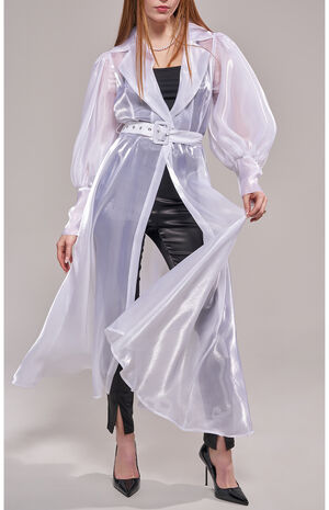 Cassara Sheer Trench Coat image number 2