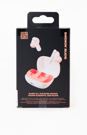 White Smokin Buds True Wireless Earbuds image number 3