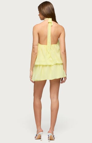 Kortney Chiffon Mini Dress image number 3