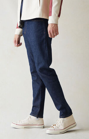Eco Comfort Stretch Rinsed Indigo Slim Jeans image number 3
