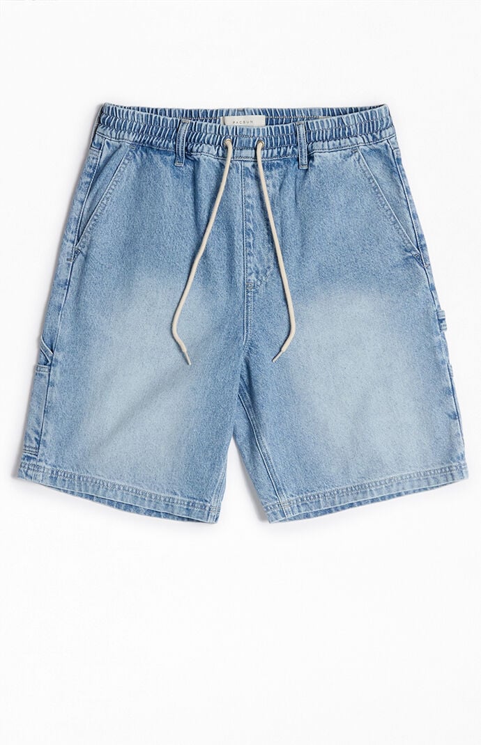 Pacsun Medium Indigo Baggy Carpenter Denim Shorts | Pacsun