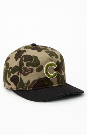 Chicago Cubs Wool Duck Camo 19TWENTY Dad Hat image number 1