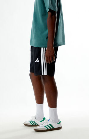 Black Striped Chelsea Shorts image number 3
