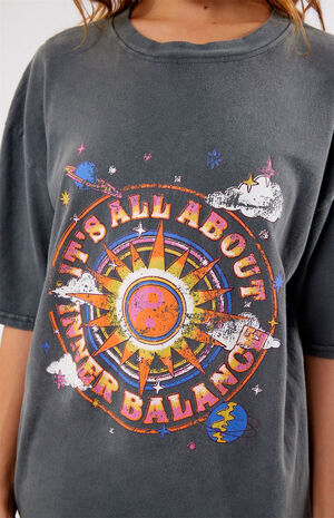 Inner Balance Washed Oversized T-Shirt image number 2