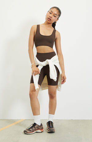 Active Seamless Ribbed Sports Bra image number 4