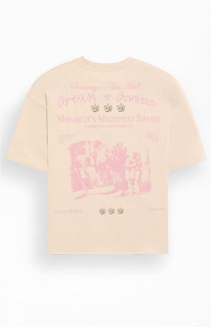 Pacsun Crown And Canvas Cropped Boxy T-Shirt