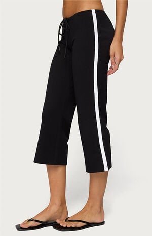Milene Contrast Terry Capri Pants image number 2