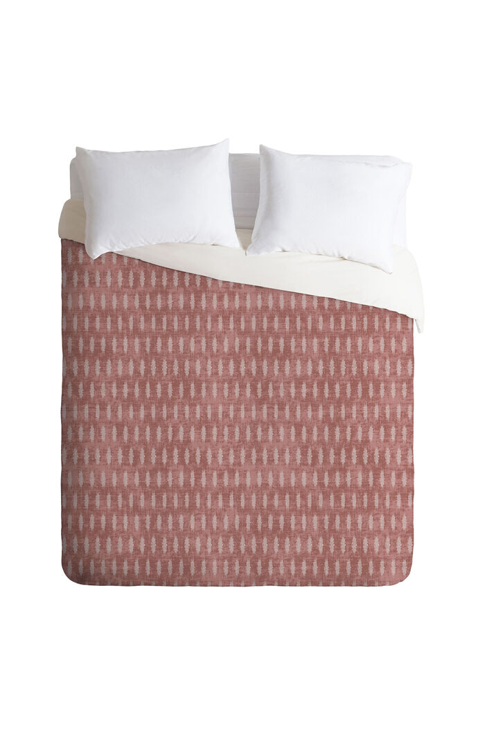 Ikat Marsala Duvet Set