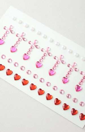 Crystal Bloom Face Stickers image number 2