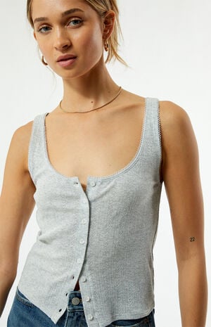 Chiara Pointelle Tank Top image number 2