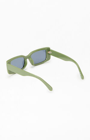 Alex Green Rectangle Sunglasses image number 2