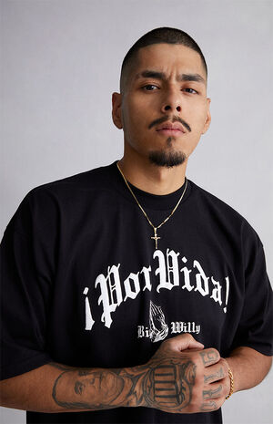 By Willy Chavarria Por Vida T-Shirt image number 2