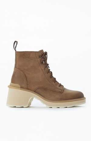 Women's Hi-Line Lace Heel Boots image number 1