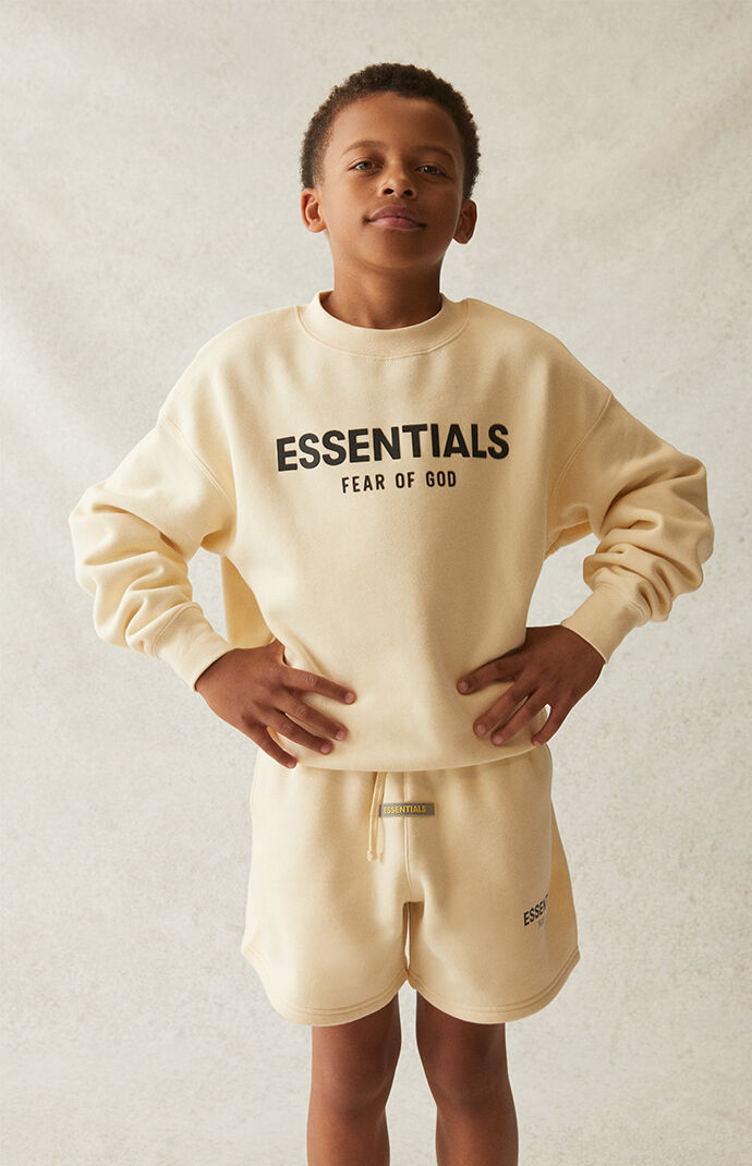 Essentials Cream Crew Neck Sweatshirt