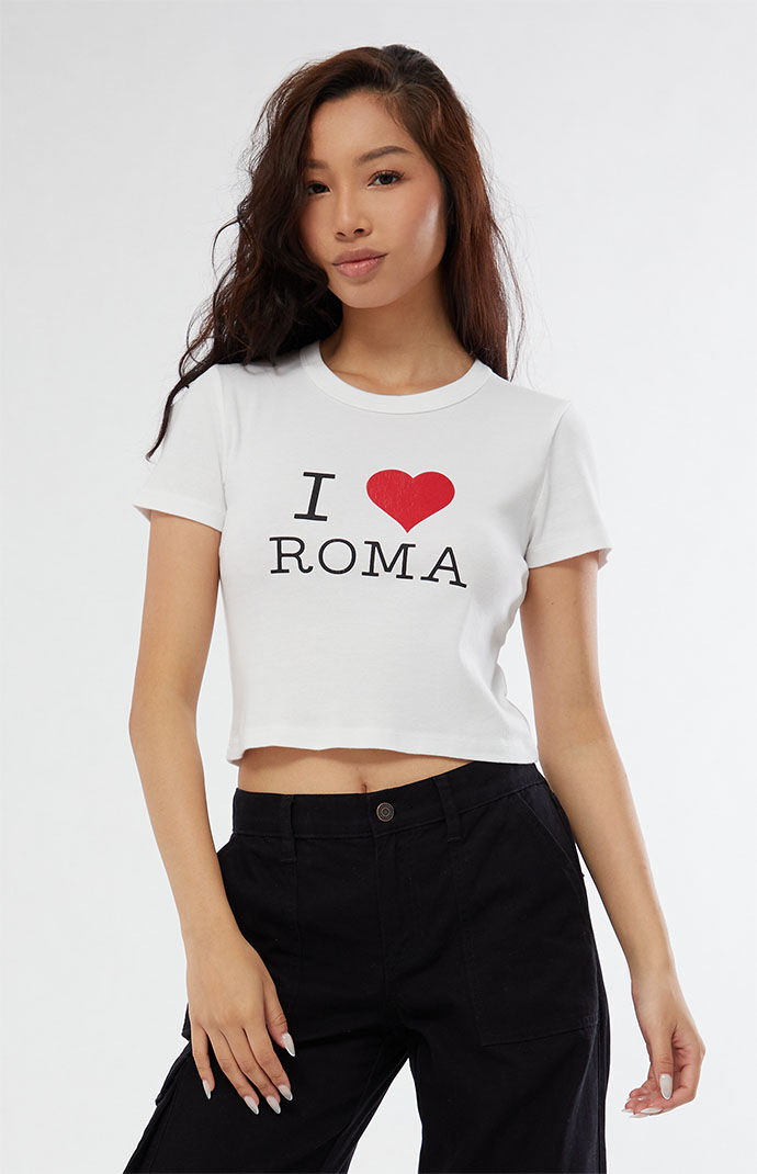 T shirt shop i love roma