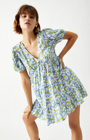 Kendall & Kylie Tiered Babydoll Dress | PacSun