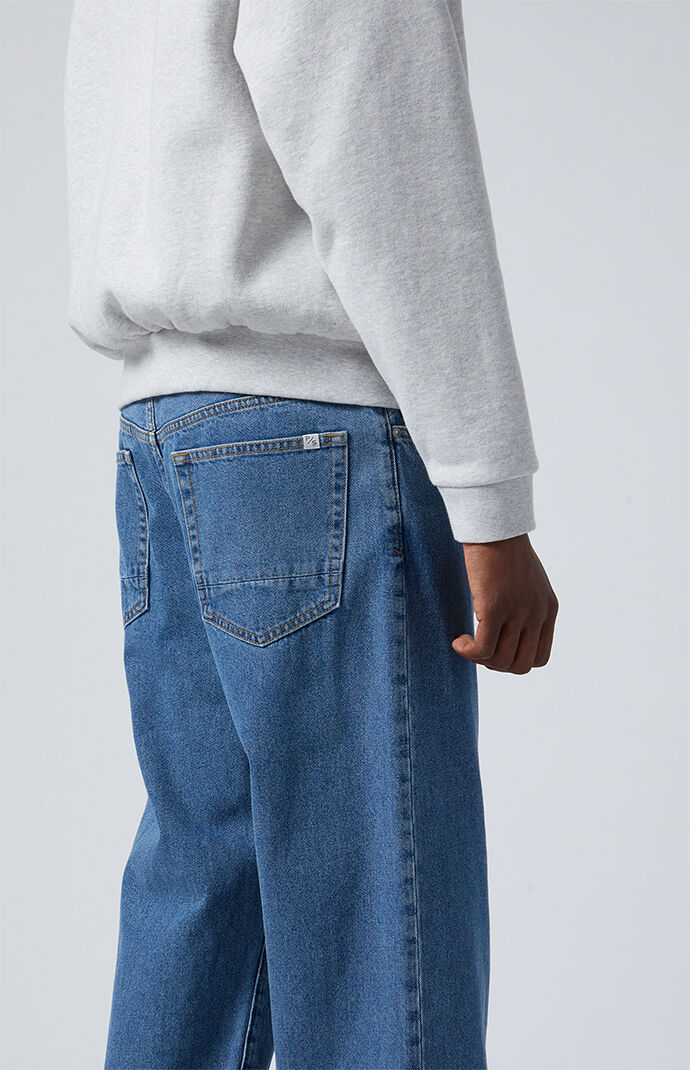 PacSun Medium Indigo Baggy Jeans | PacSun