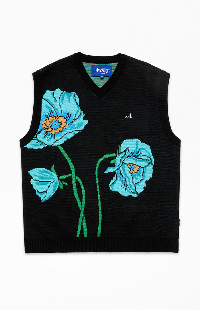 Awake NY Floral Sweater Vest | Pacsun