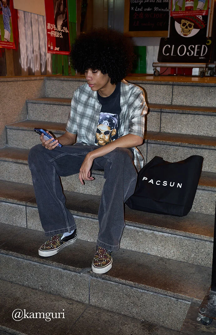 Pacsun Plaid Bailey Short Sleeve Shirt