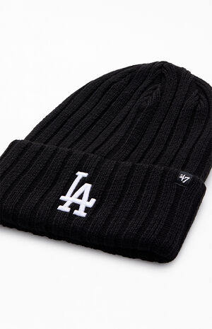 LA Dodgers Ribbed Haymaker Beanie image number 2