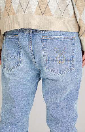 By PacSun Medium Wash Slim Taper Rigid Jeans image number 5