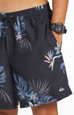 Eco Black Everyday Mix Volley 17" Swim Trunks image number 3